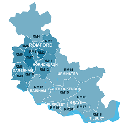 Romford Map (House Sale Data)